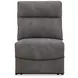 Next Gen Durapella Slate 3 Piece Modular Zero Gravity Power Reclining Sectional with USB Charging
