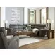 Next-Gen DuraPella Slate 5 Piece Modular Power Reclining Sectional with USB Charging