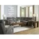 Next-Gen DuraPella Slate 5 Piece Modular Power Reclining Sectional with USB Charging