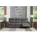 Next Gen Durapella Slate 3 Piece Modular Zero Gravity Power Reclining Sectional with USB Charging