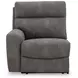 Next Gen Durapella Slate 3 Piece Modular Zero Gravity Power Reclining Sectional with USB Charging
