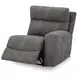 Next Gen Durapella Slate 3 Piece Modular Zero Gravity Power Reclining Sectional with USB Charging