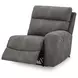 Next Gen Durapella Slate 3 Piece Modular Zero Gravity Power Reclining Sectional with USB Charging