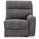 Next Gen Durapella Slate 3 Piece Modular Zero Gravity Power Reclining Sectional with USB Charging
