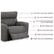 Next-Gen DuraPella Slate Performance Fabric Power Recliner