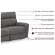 Next-Gen DuraPella Slate Performance Fabric Modular 105" Power Reclining Sofa