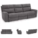 Next-Gen DuraPella Slate Performance Fabric Modular 105" Power Reclining Sofa
