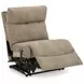 Next Gen Durapella Sand 4 Piece Modular Zero Gravity Power Reclining Sectional with Power Headrest and USB Charging