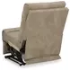 Next Gen Durapella Sand 4 Piece Modular Zero Gravity Power Reclining Sectional with Power Headrest and USB Charging