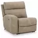 Next Gen Durapella Sand 4 Piece Modular Zero Gravity Power Reclining Sectional with Power Headrest and USB Charging