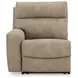 Next Gen Durapella Sand 4 Piece Modular Zero Gravity Power Reclining Sectional with Power Headrest and USB Charging
