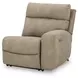 Next Gen Durapella Sand 4 Piece Modular Zero Gravity Power Reclining Sectional with Power Headrest and USB Charging
