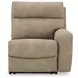 Next Gen Durapella Sand 4 Piece Modular Zero Gravity Power Reclining Sectional with Power Headrest and USB Charging