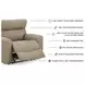 Next-Gen DuraPella Sand Performance Fabric Power Recliner