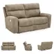 Next-Gen DuraPella Sand Performance Fabric Modular 74" Power Reclining Loveseat