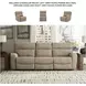 Next-Gen DuraPella Sand Performance Fabric Modular 105" Power Reclining Sofa