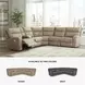 Next-Gen DuraPella Sand 6 Piece Performance Fabric Power Reclining Sectional