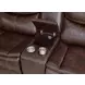 Sycamore Dark Brown 3 Piece Power Reclining Sectional