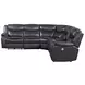 Sycamore Dark Gray 3 Piece Power Reclining Sectional