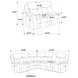 Sycamore Dark Gray 3 Piece Power Reclining Sectional