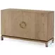 Sawyer Aged Oak Decorative 2 Shelves Chest