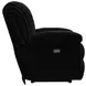Comet Black Lay Flat Power Recliner with USB Charging