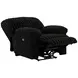 Comet Black Lay Flat Power Recliner with USB Charging