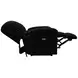 Comet Black Lay Flat Power Recliner with USB Charging