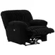 Comet Black Lay Flat Power Recliner with USB Charging