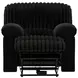 Comet Black Lay Flat Power Recliner with USB Charging