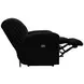 Comet Black Lay Flat Power Recliner with USB Charging