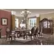Versailles Cherry 120" Extendable Rectangular Dining Room Set