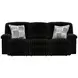 Comet Black Lay Flat Power Reclining Living Room Set with USB Charging