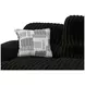 Comet Black 85" Lay Flat Power Reclining Sofa with USB Charging