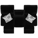 Comet Black 85" Lay Flat Power Reclining Sofa with USB Charging