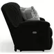 Comet Black 60" Lay Flat Power Reclining Loveseat with USB Charging