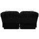 Comet Black 60" Lay Flat Power Reclining Loveseat with USB Charging
