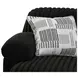 Comet Black 60" Lay Flat Power Reclining Loveseat with USB Charging
