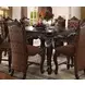 Versailles Cherry Oak 55" Square Counter Height Dining Room Set