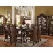 Versailles Cherry Oak 55" Square Counter Height Dining Room Set