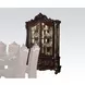 Versailles Cherry Oak 2 Door Curio Cabinet with LED