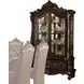 Versailles Cherry Oak 2 Door Curio Cabinet with LED
