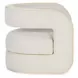 Cascade Lacquered Burlap Accent Chair