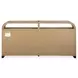 Tristan Swiss Coffee 4 Door Glass Top Sideboard