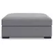 Bealton Salt and Pepper Oversized Accent Ottoman