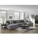 Bealton Salt and Pepper 4 Piece Sectional with Double Chaise