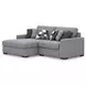 Bealton Salt and Pepper 2 Piece Sectional with LAF Chaise