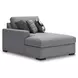 Bealton Salt and Pepper 4 Piece Sectional with Double Chaise