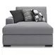 Bealton Salt and Pepper 4 Piece Sectional with Double Chaise