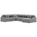 Bealton Salt and Pepper 6 Piece Sectional with RAF Chaise